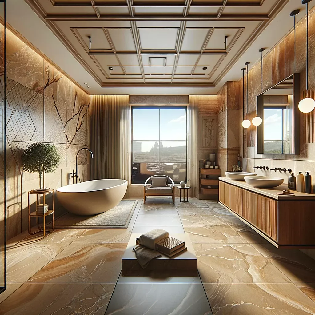 Cuarto de baño de lujo