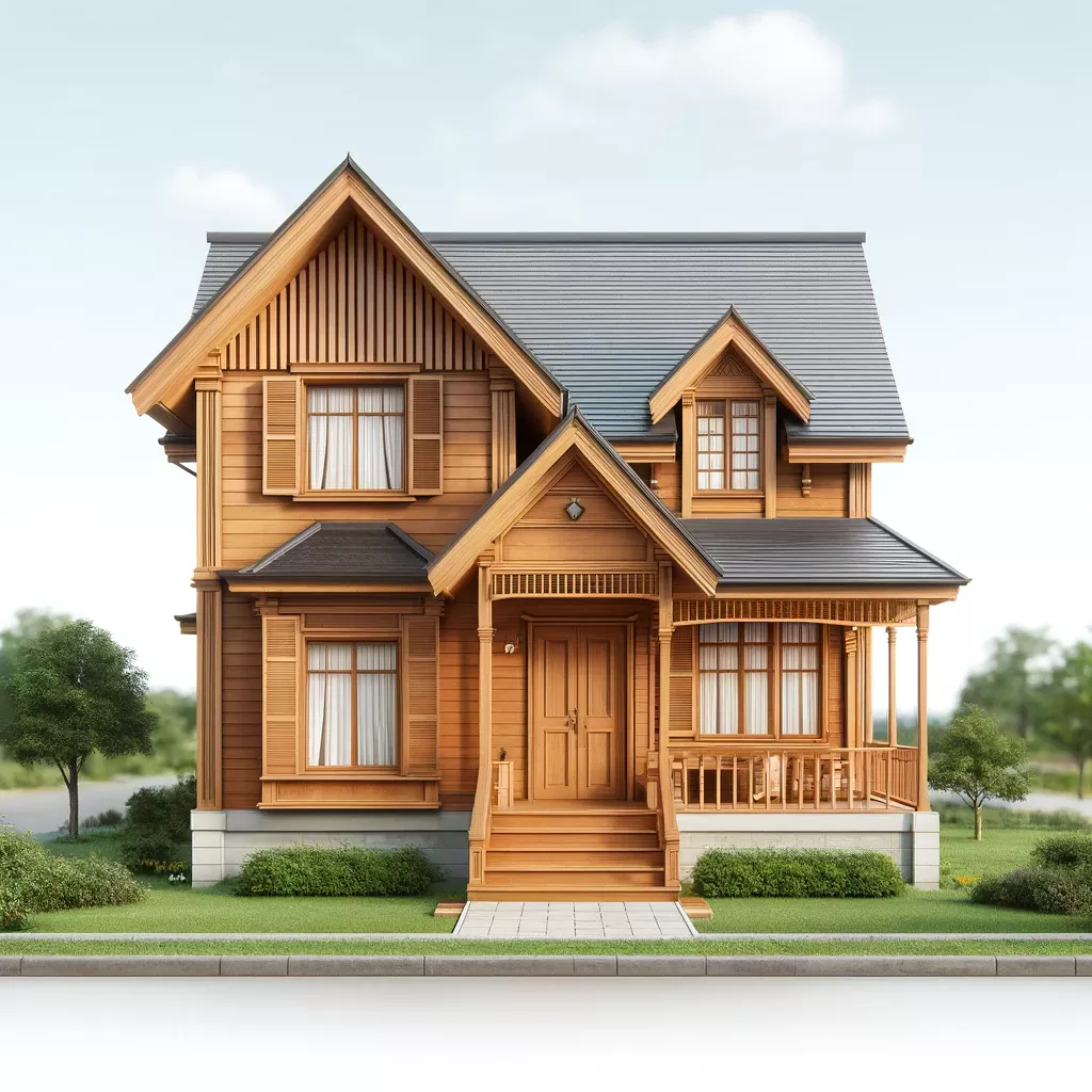 Casa clasica de madera