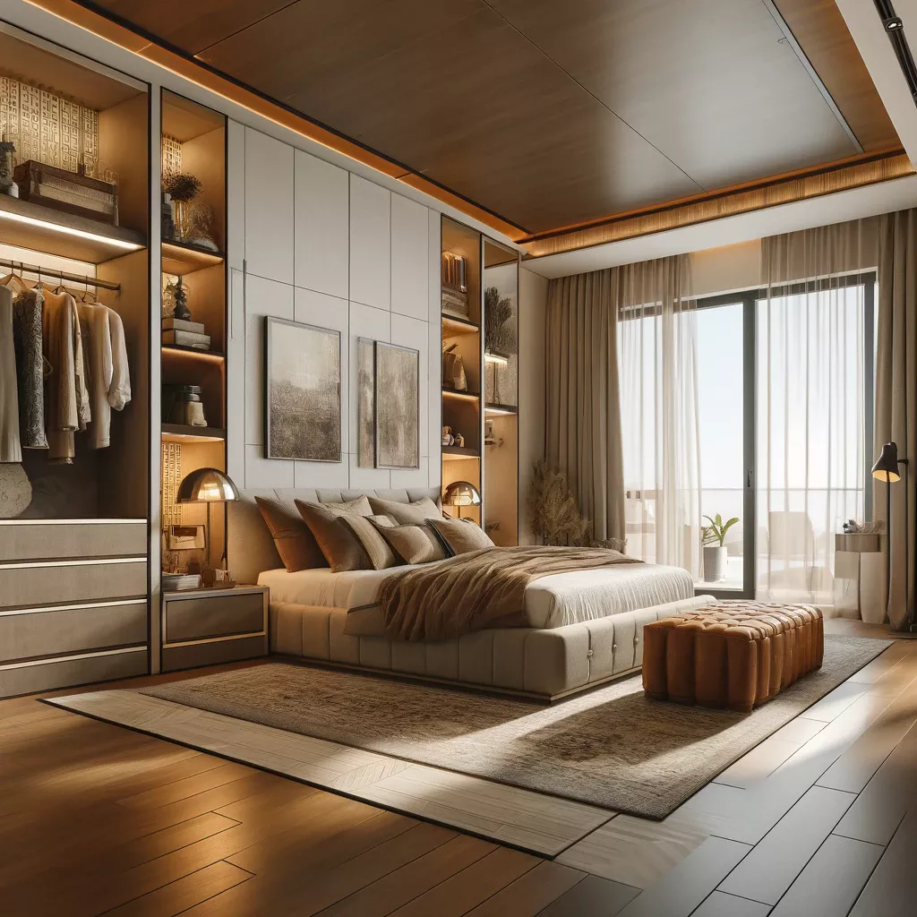 Dormitorio principal moderno