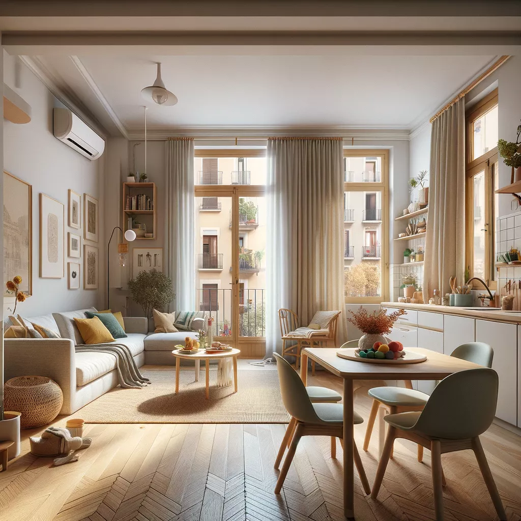 Espacio de día piso